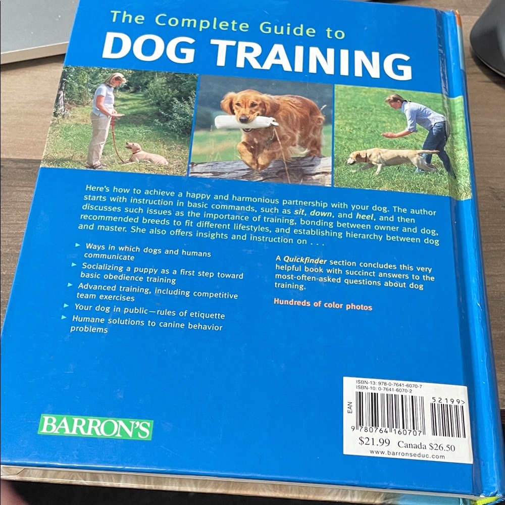 The Complete Guide to Dog Training Book - Picture 2 of 2